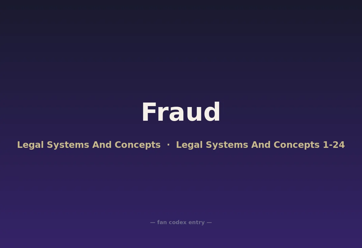 Fraud