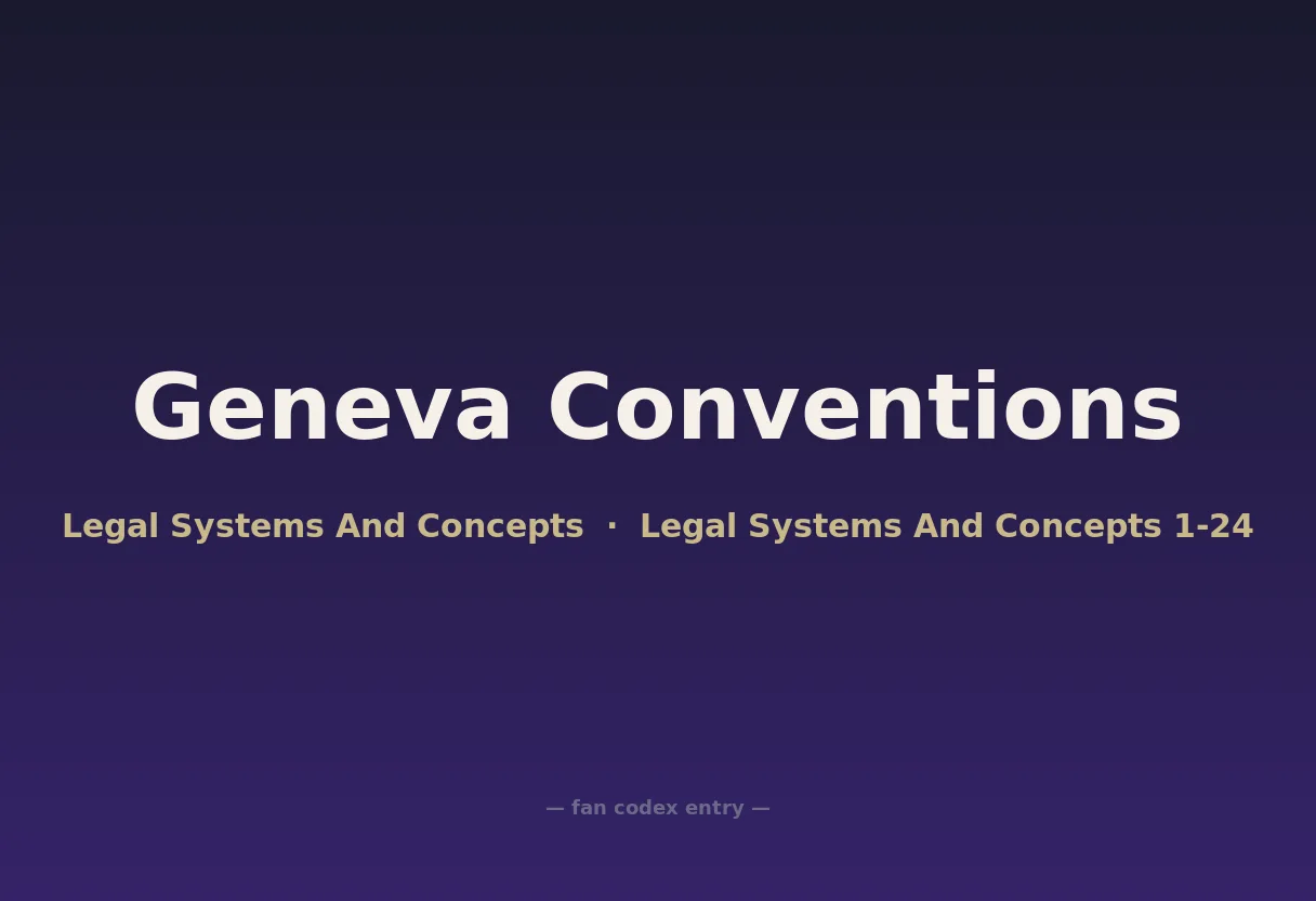 Geneva Conventions