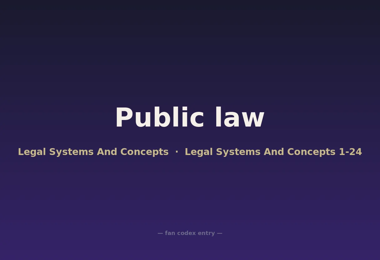 Public law