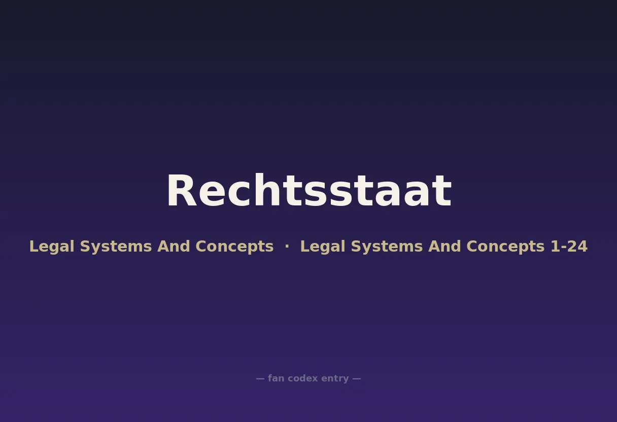 Rechtsstaat